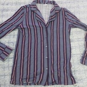 Nordstrom striped night shirt XS‎